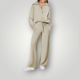 Amelia | Weites Bein Lounge Zweiteiliges Set