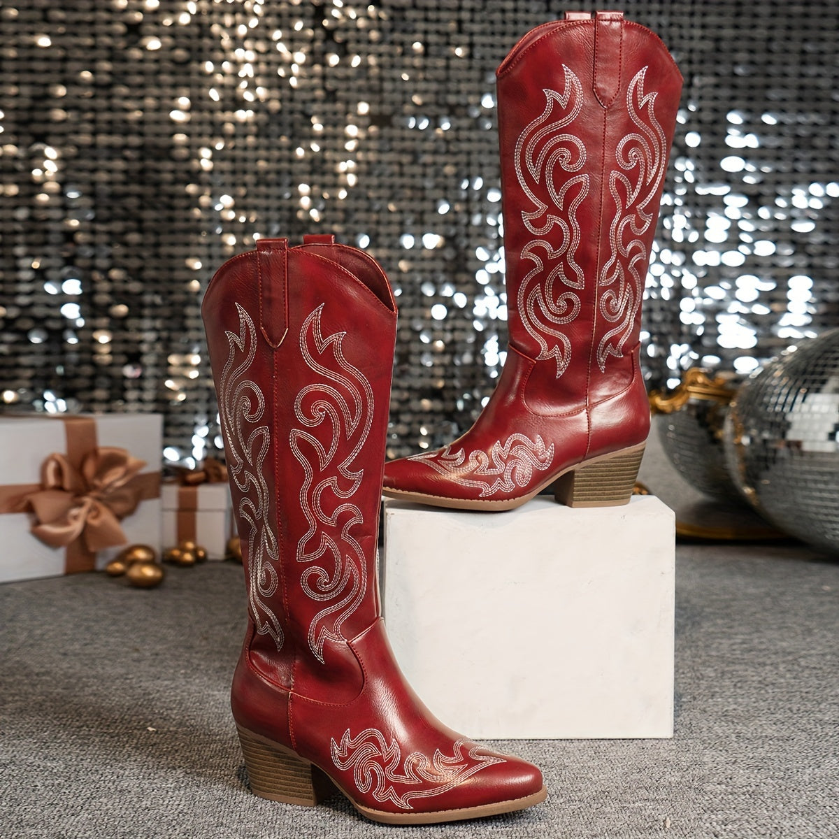 Kathleen | Botas con punta redonda acolchadas