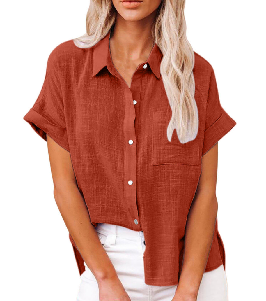 Savannah | Button-Down Shirt with Chest Pockets