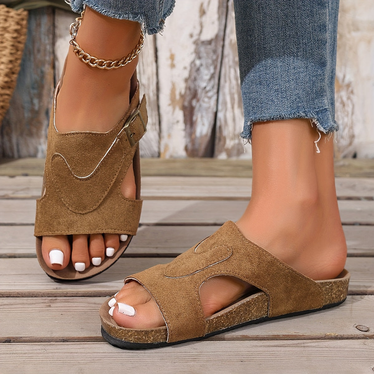Luna | Lightly Contoured Footbed Sandals