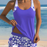 Berenice | Floral Pattern Adjustable Strap Swimsuit