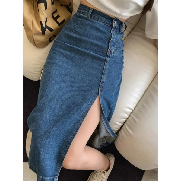 Jasria | Damska elegancka spódnica | Wysoki stan