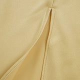 Robe maxi dos nu en satin pour femme