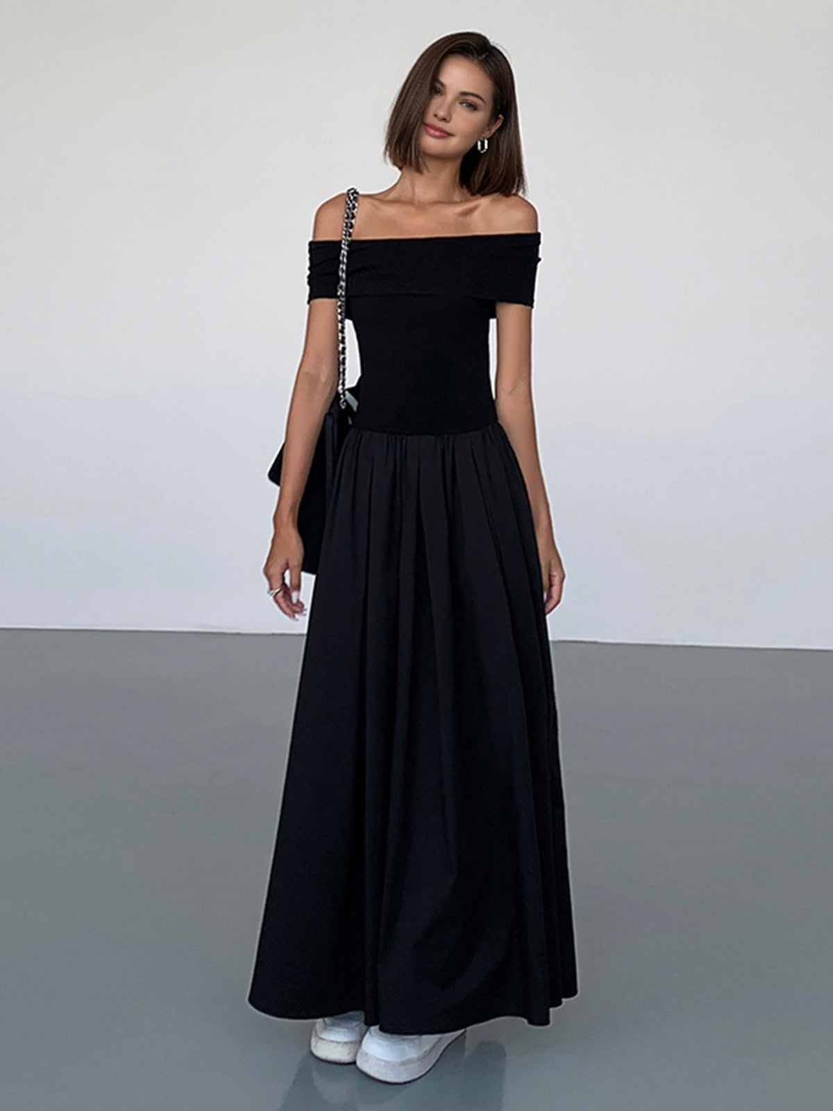 Brynhilde | Damen Elegant Vintage Kleid | Maxi