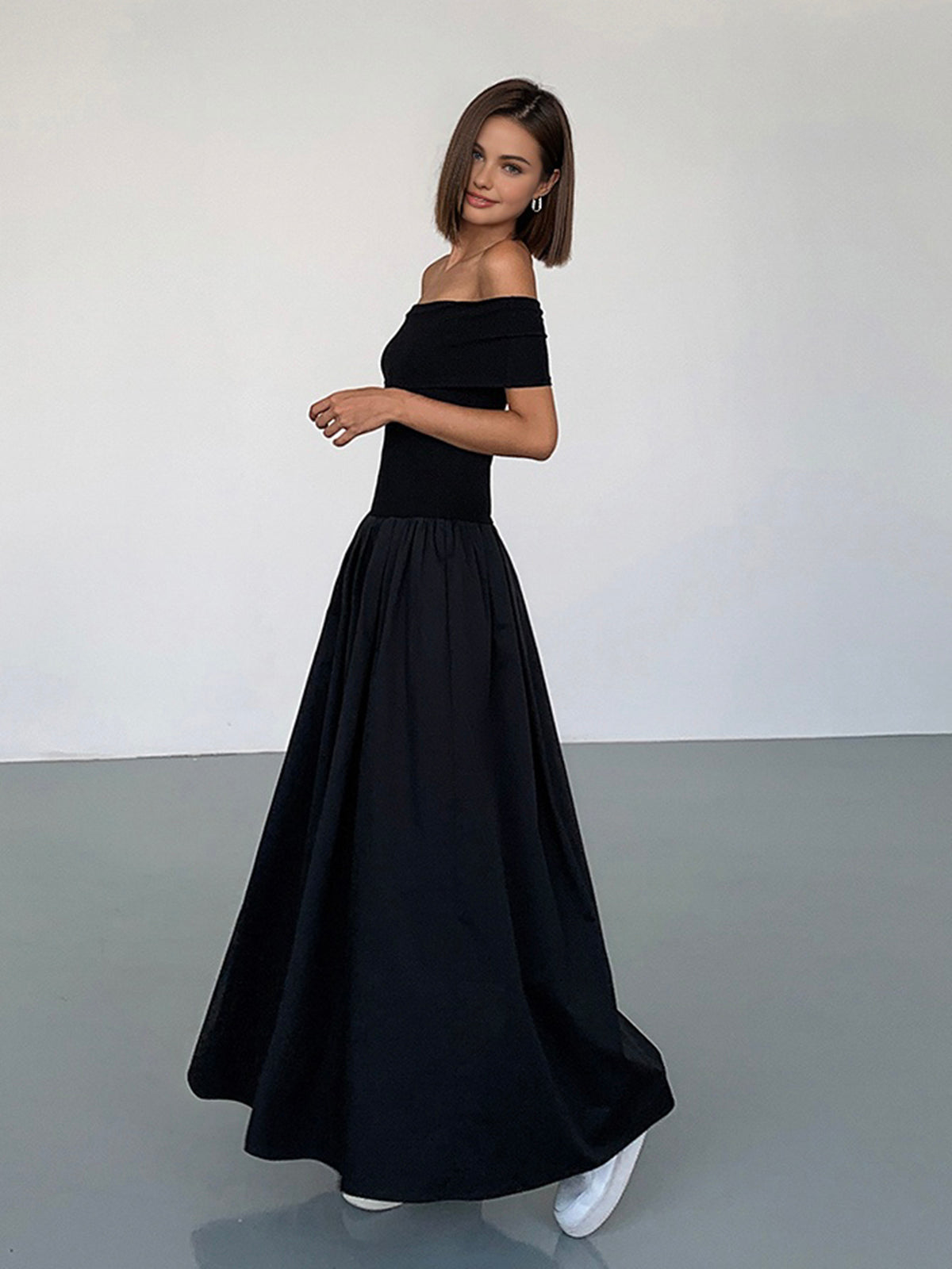 Brynhilde | Damen Elegant Vintage Kleid | Maxi