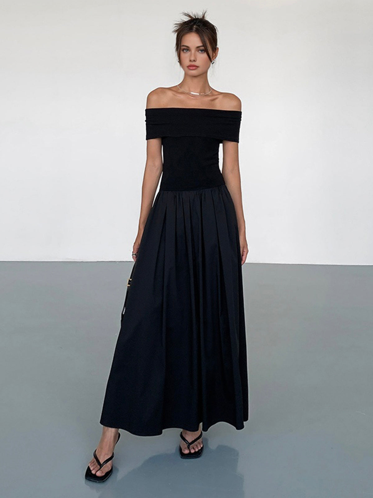 Brynhilde | Damen Elegant Vintage Kleid | Maxi