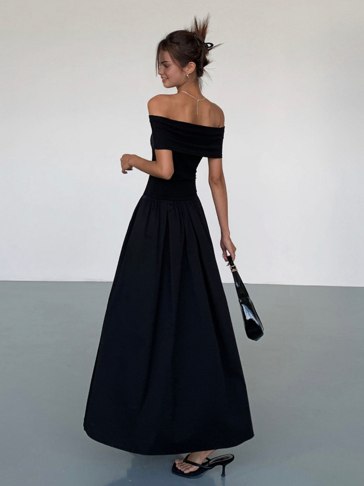 Brynhilde | Damen Elegant Vintage Kleid | Maxi