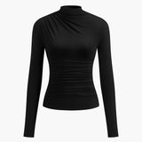 Women's Draped Long Shirt
