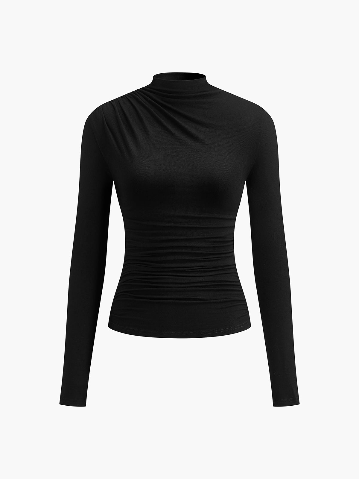 Women's Draped Long Shirt