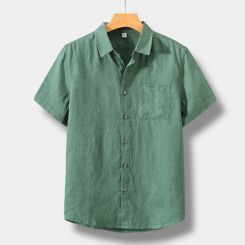 Arthur | Short-Sleeve Shirt with Chest Pocket