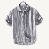 Benjamin | Spreader Collar Casual Fit Short Sleeve Shirt