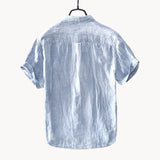 Benjamin | Spreader Collar Casual Fit Short Sleeve Shirt