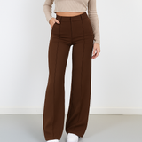 Pantalon chino droit pour femme