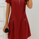 Tammy | Button Detail Pocket Dress