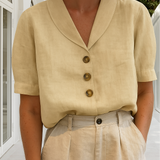 Willow | Long-Sleeve Pleated Blouse