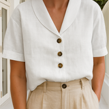 Willow | Long-Sleeve Pleated Blouse