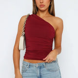 Seralina | Damen Elegant Crop Oberteil | Schick