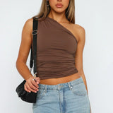 Seralina | Damen Elegant Crop Oberteil | Schick
