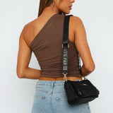 Seralina | Damen Elegant Crop Oberteil | Schick