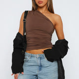 Seralina | Damen Elegant Crop Oberteil | Schick