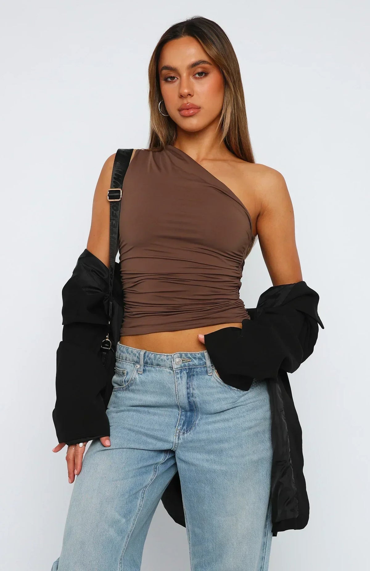 Seralina | Damen Elegant Crop Oberteil | Schick