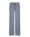 Damen Gestreift Weites Bein Stoffhose