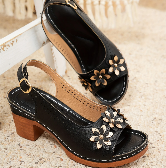 Selena | Knöchelriemen Verstellbar Sandalen