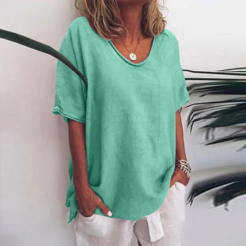 Beatrice | Damen Übergroß T-Shirt | Kurzarm