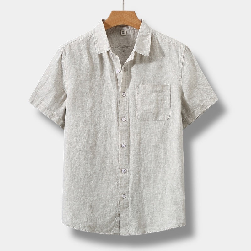 Arthur | Short-Sleeve Shirt with Chest Pocket
