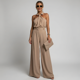 Ava | Neckholder Kragen Jumpsuit