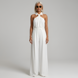 Ava | Neckholder Kragen Jumpsuit