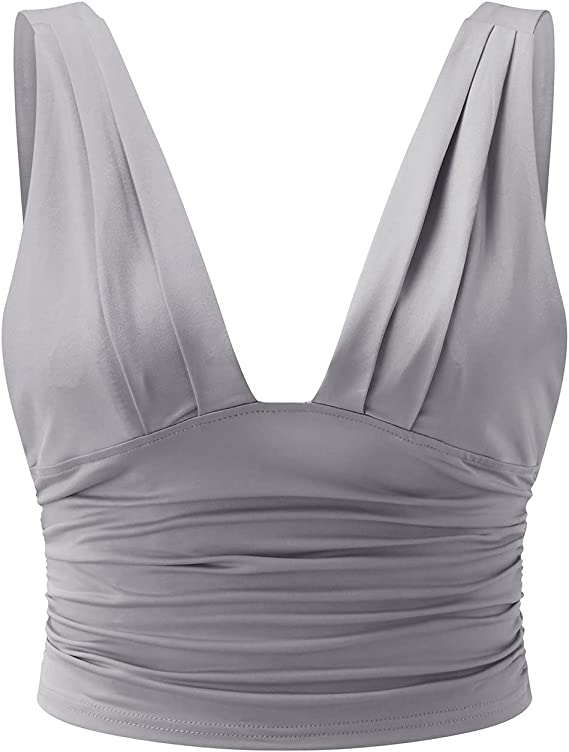 Emalina | Damen Elegante Crop Oberteil | Stilvoll
