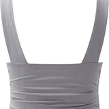 Emalina | Damen Elegante Crop Oberteil | Stilvoll