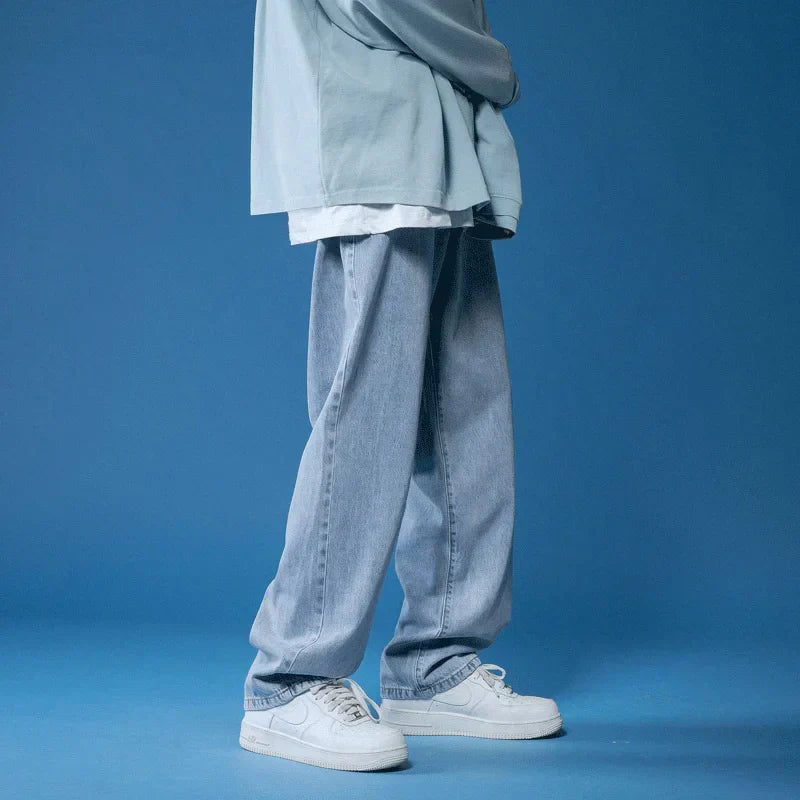 Alexander | Wide Leg Straight Cut Jeans