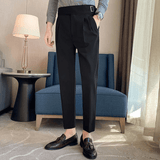 Theodore | High Waist Double Pleated Trousers