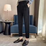 Theodore | High Waist Double Pleated Trousers