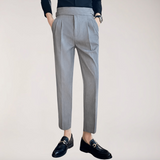 Theodore | High Waist Double Pleated Trousers