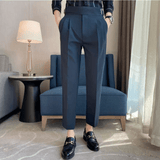Theodore | High Waist Double Pleated Trousers