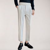 Theodore | High Waist Double Pleated Trousers