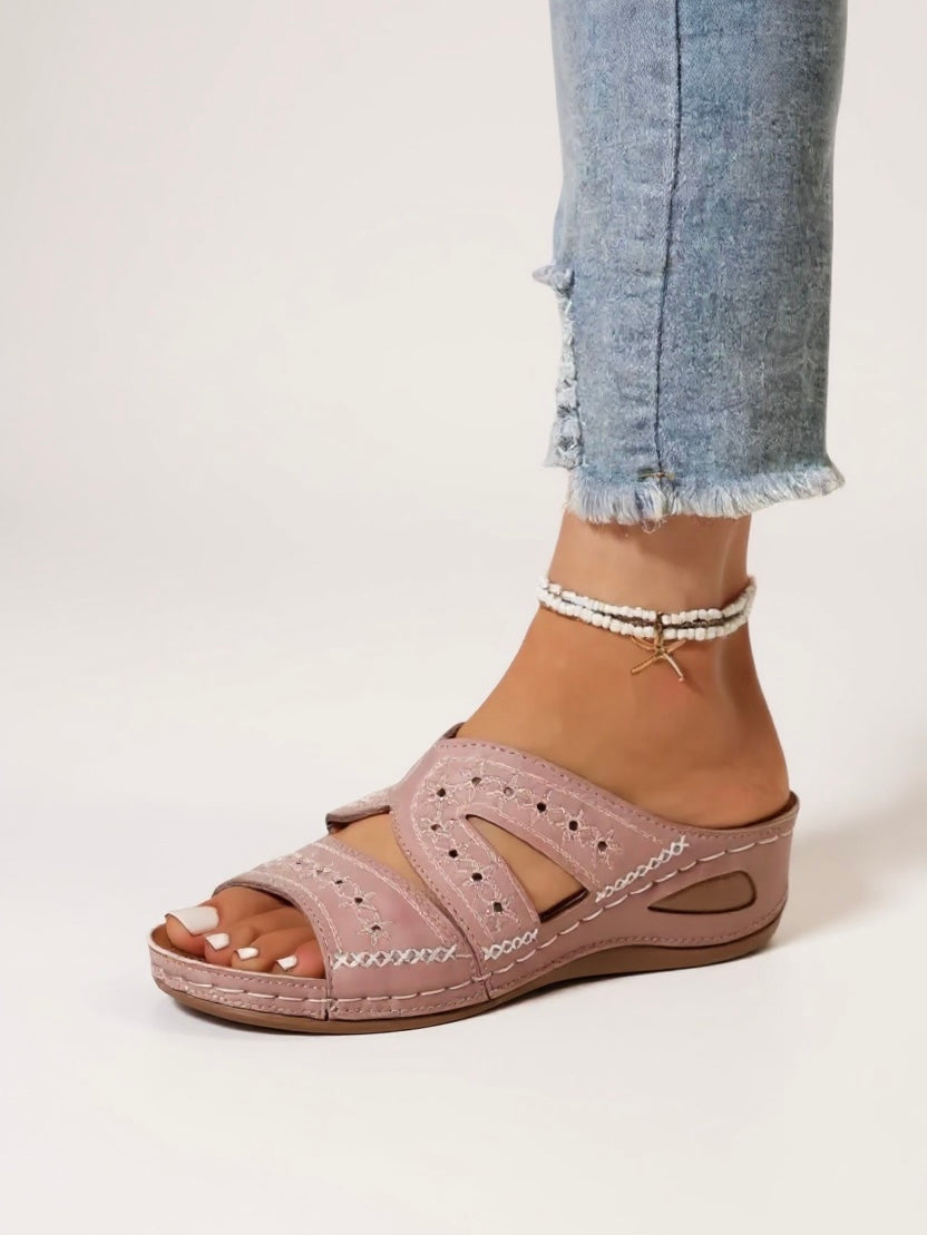 Eva | Sandales à semelle anatomique rembourrée