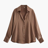 Women's Buttoned Collar Blouse