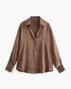 Women's Buttoned Collar Blouse
