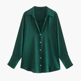 Women's Buttoned Collar Blouse