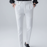 Theodore | Slim-Fit Pleated Dress Pants