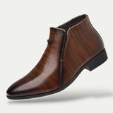 Julian | Bottines à tige cheville avec fermeture éclair latérale