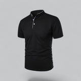 William | Collarless Tailored Fit Polo Shirt