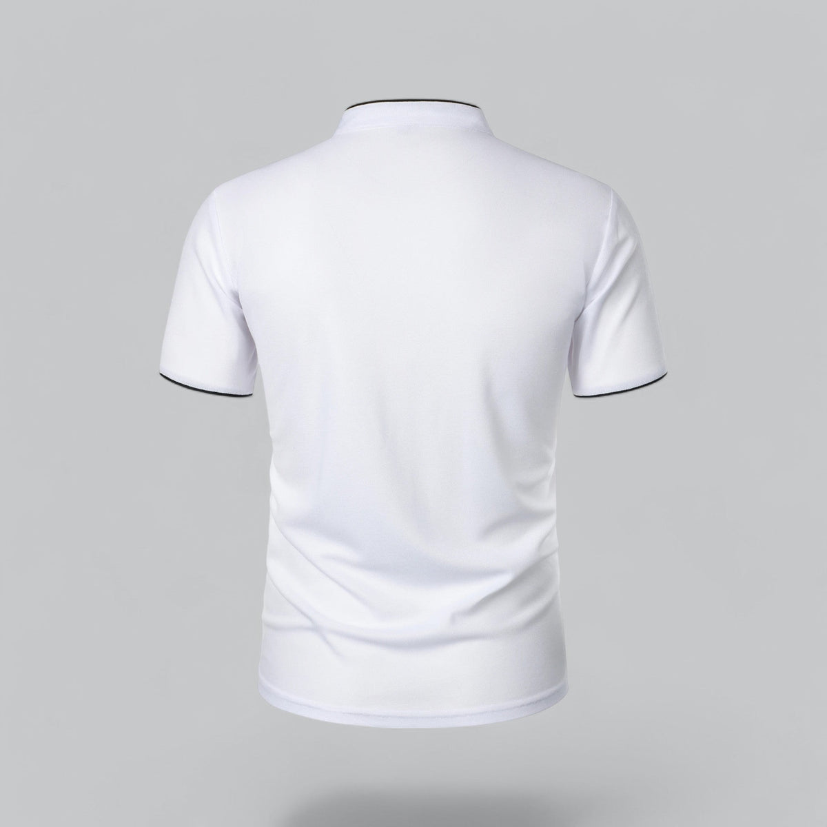 William | Collarless Tailored Fit Polo Shirt