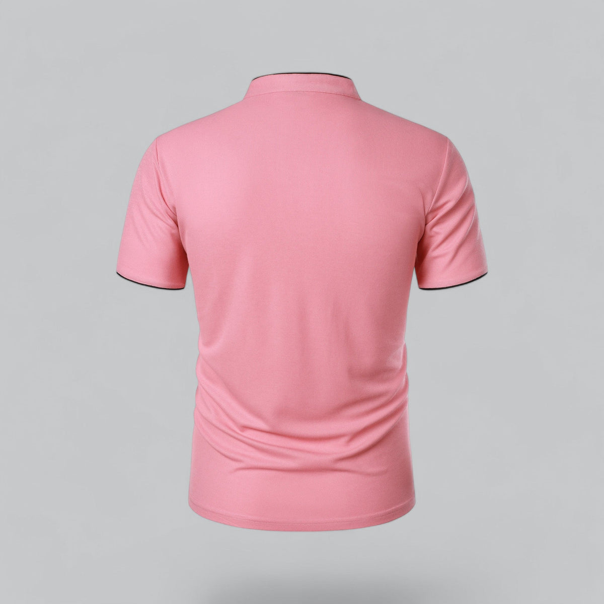William | Collarless Tailored Fit Polo Shirt