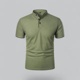 William | Collarless Tailored Fit Polo Shirt