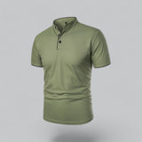 William | Collarless Tailored Fit Polo Shirt